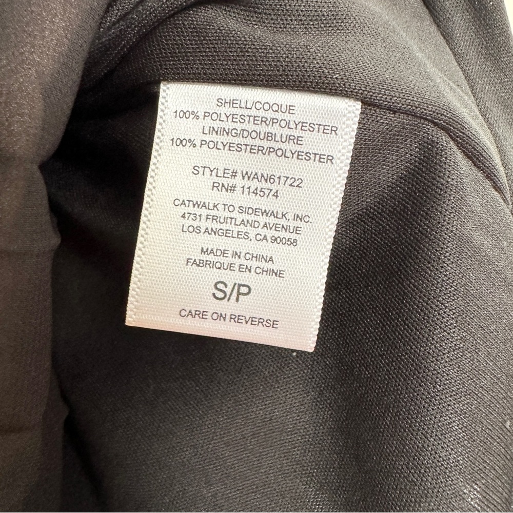 Black Pleated Midi Skirt Size Small - Picture 6 of 8
